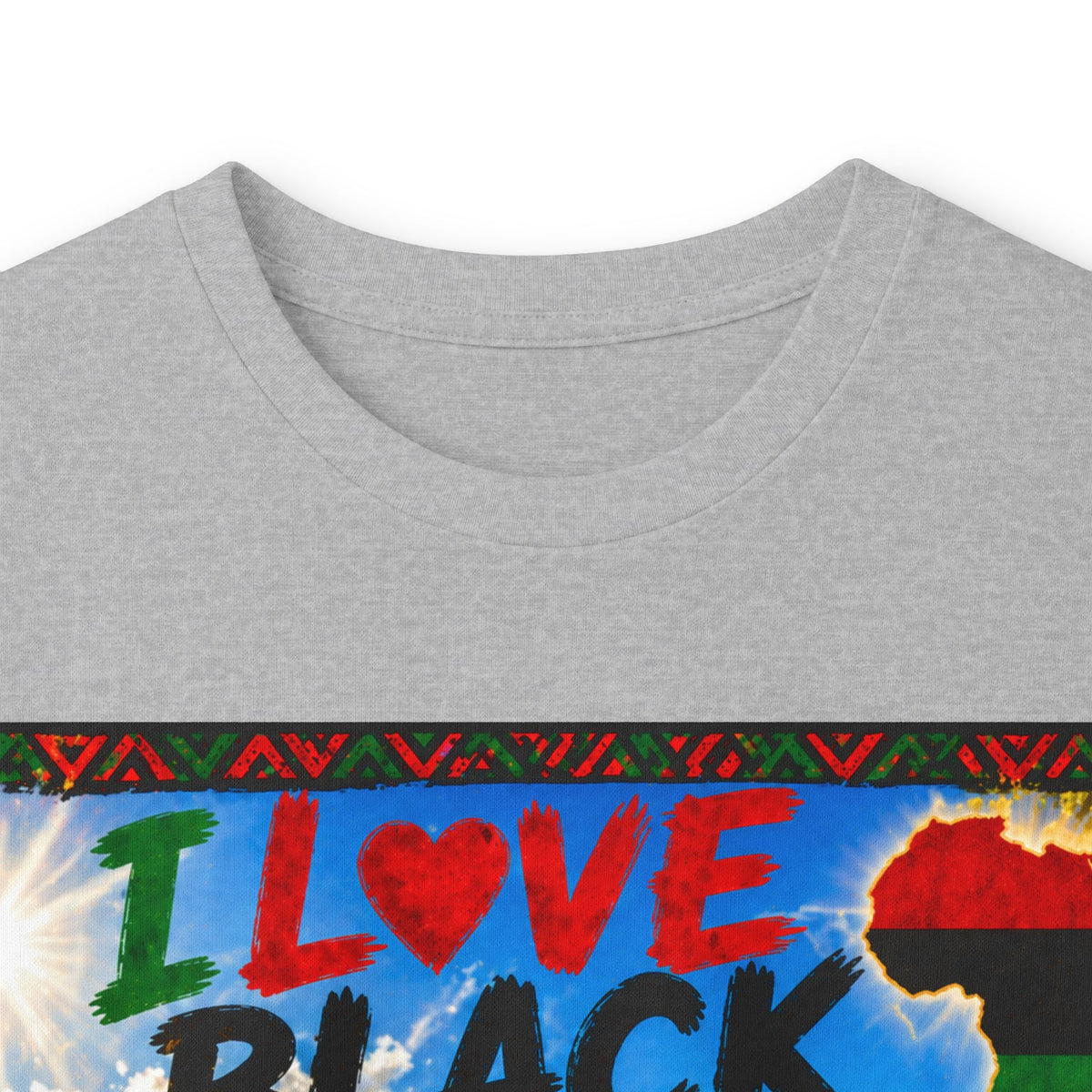"I Love Black People" Long Sleeve Tee — Afrocentric Pride Cotton Shirt