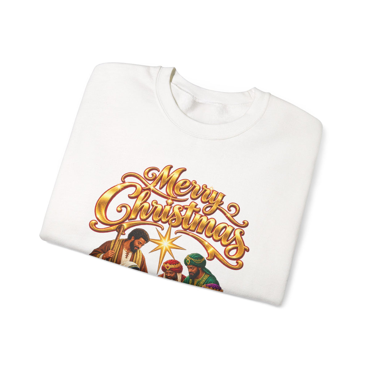 Nativity 'Merry Christmas' Crewneck Sweatshirt