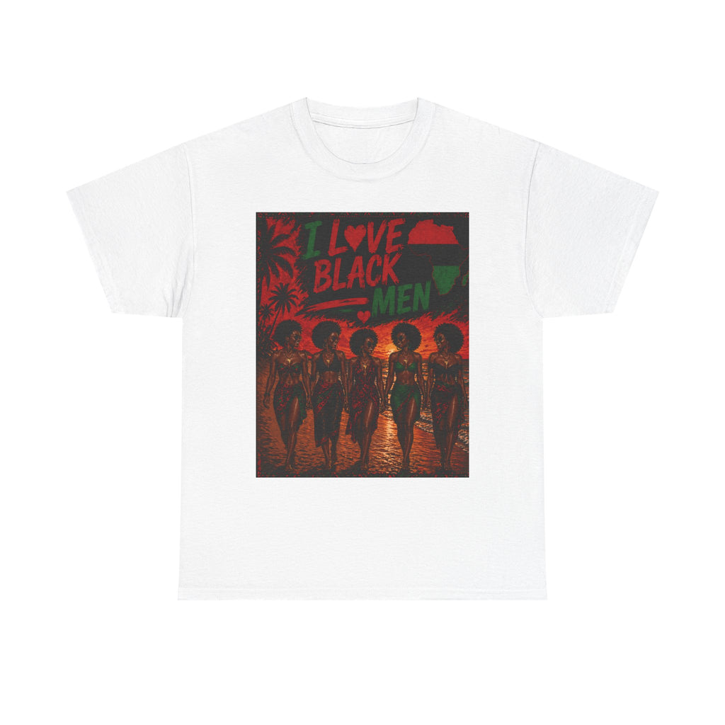 I Love Black Men 2 T-Shirt Afro Pride Graphic Tee