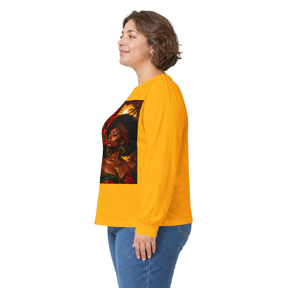 I Love Black Women Long Sleeve Tee 1 Afrocentric Pride Shirt