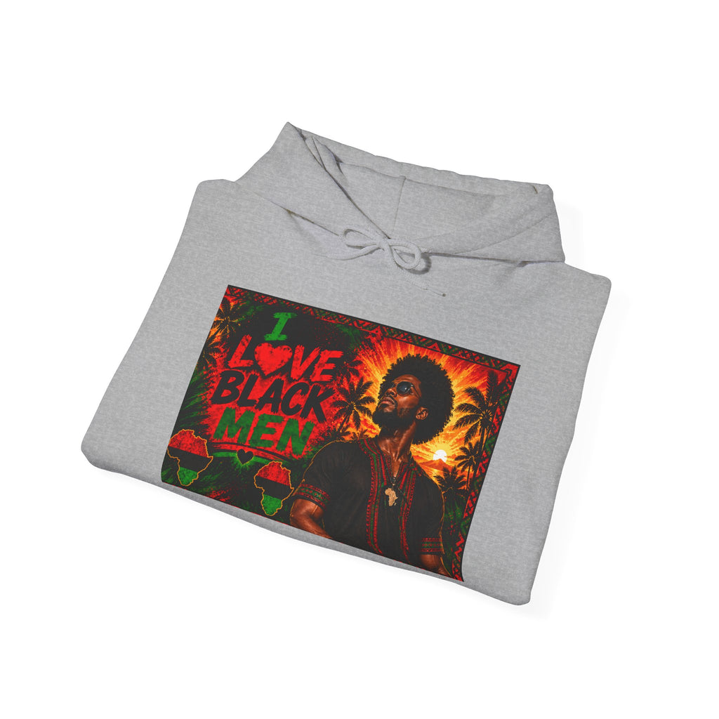 I Love Black Men Graphic Pullover Hoodie 1(Afrocentric Pride)