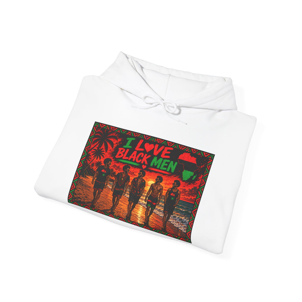 I Love Black Men Graphic Pullover Hoodie 2(Afrocentric Pride)