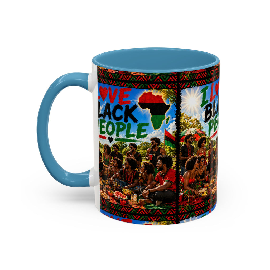 I Love Black People Accent Coffee Mug – Pride, Unity & Cultural Celebration (11oz/15oz)