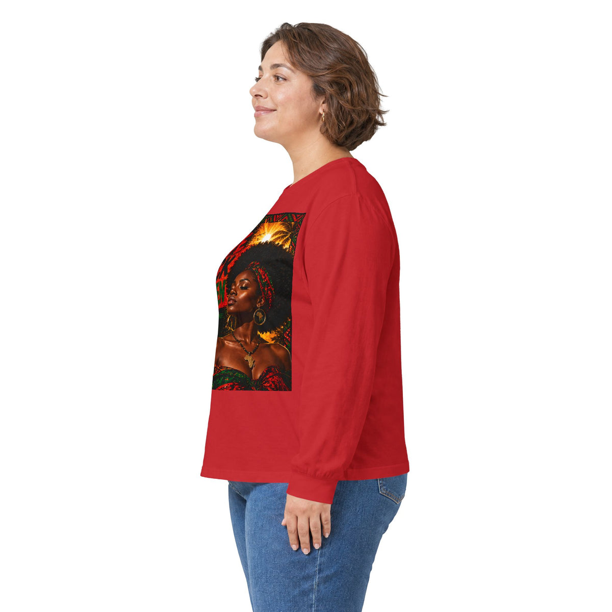 I Love Black Women Long Sleeve Tee 1 Afrocentric Pride Shirt