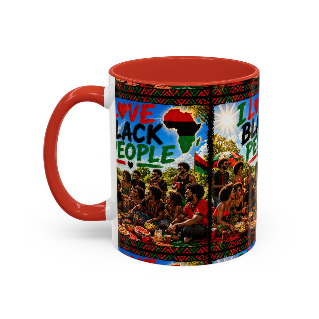 I Love Black People Accent Coffee Mug – Pride, Unity & Cultural Celebration (11oz/15oz)