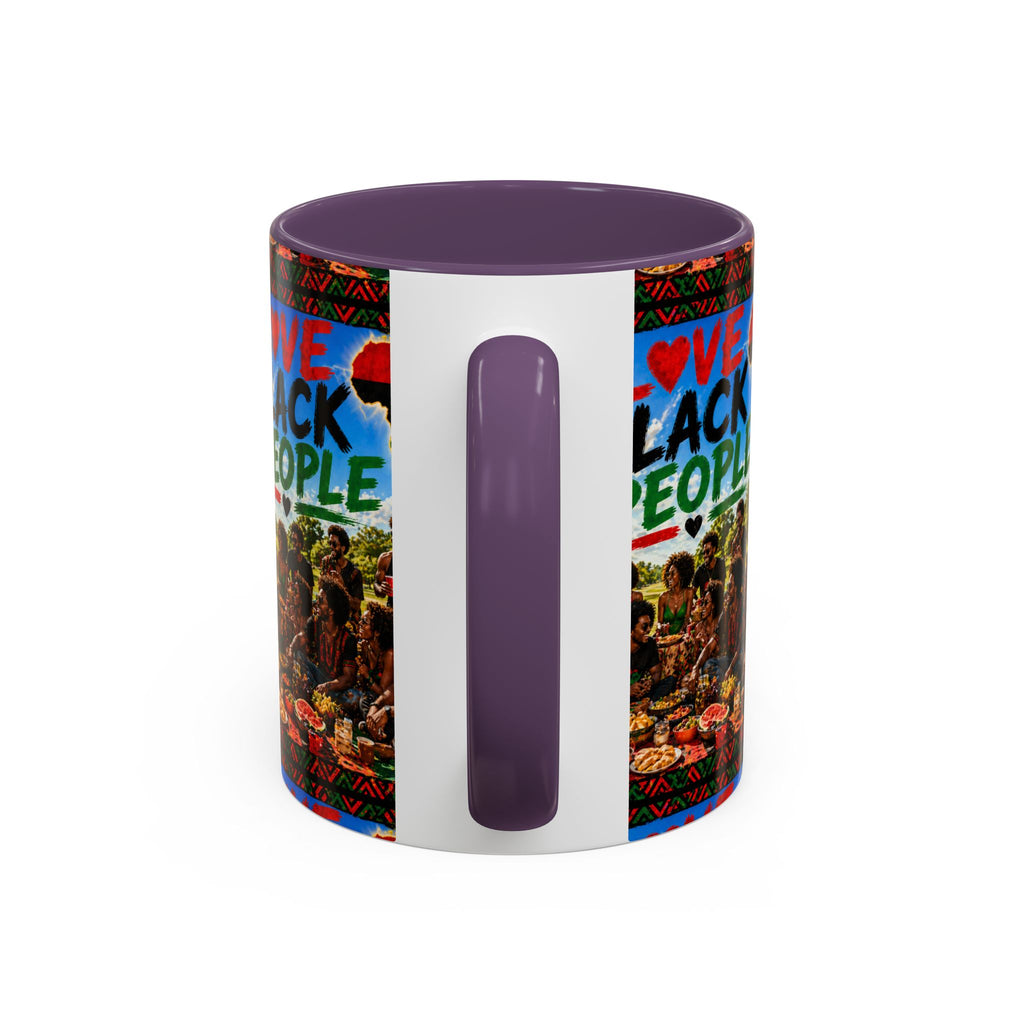 I Love Black People Accent Coffee Mug – Pride, Unity & Cultural Celebration (11oz/15oz)