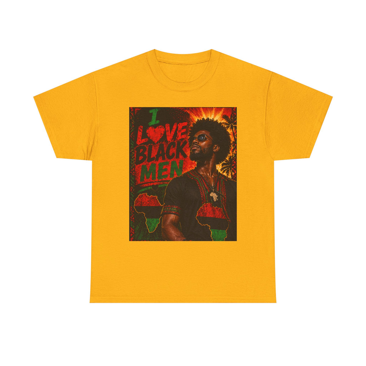 I Love Black Men 1 T-Shirt Afro Pride Graphic Tee