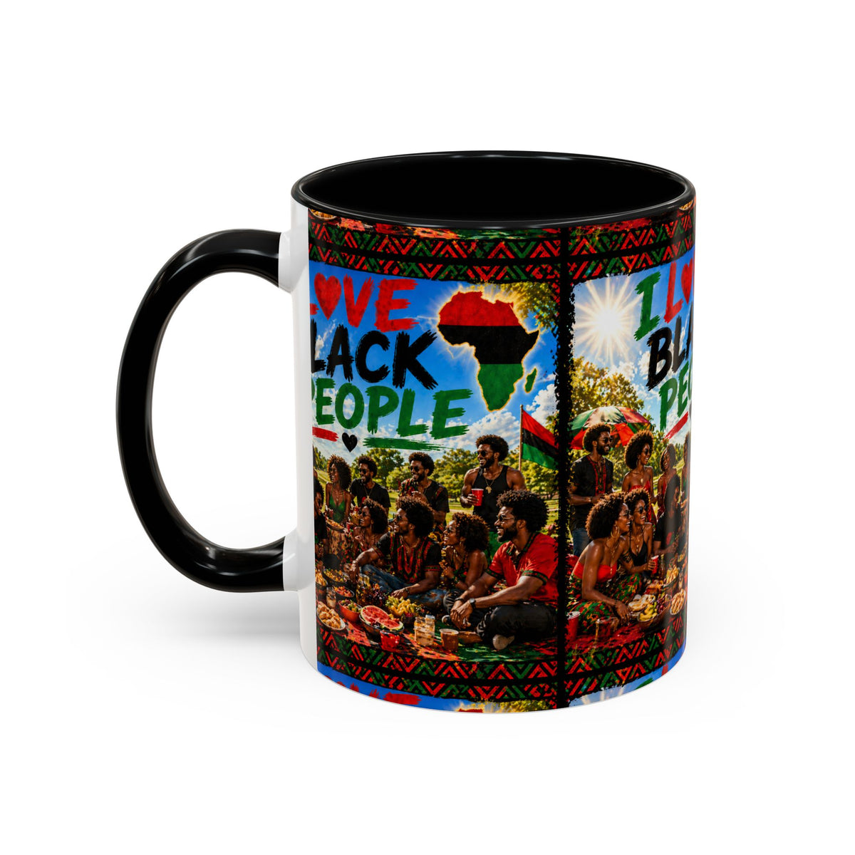 I Love Black People Accent Coffee Mug – Pride, Unity & Cultural Celebration (11oz/15oz)