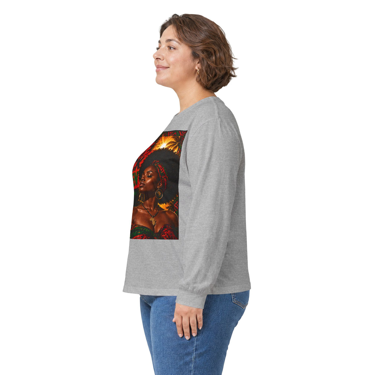 I Love Black Women Long Sleeve Tee 1 Afrocentric Pride Shirt