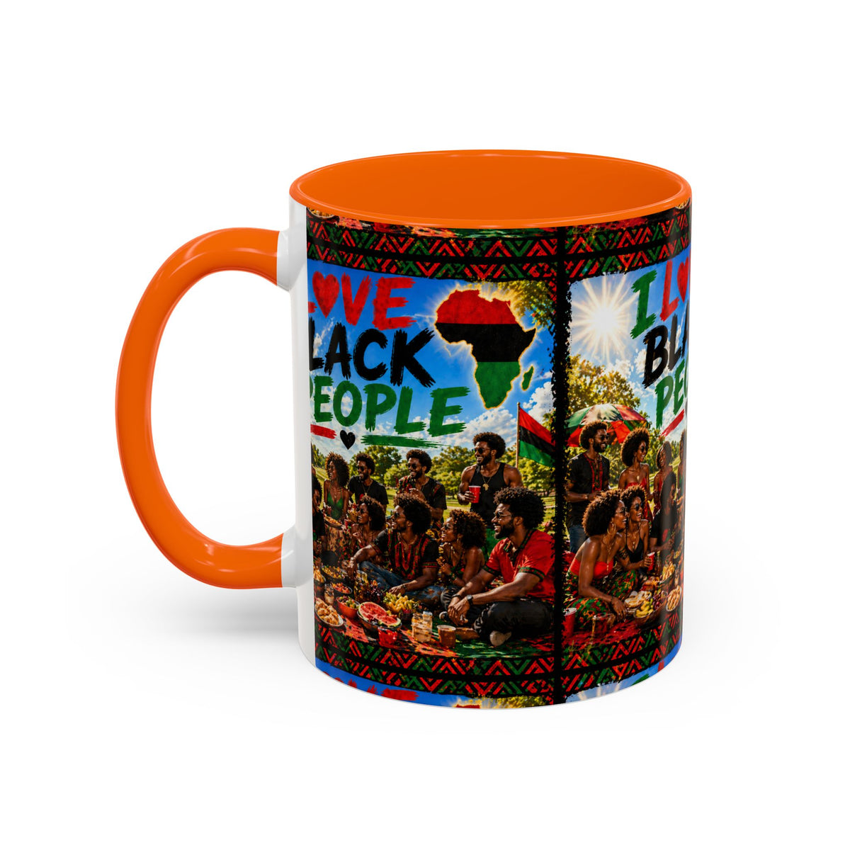 I Love Black People Accent Coffee Mug – Pride, Unity & Cultural Celebration (11oz/15oz)