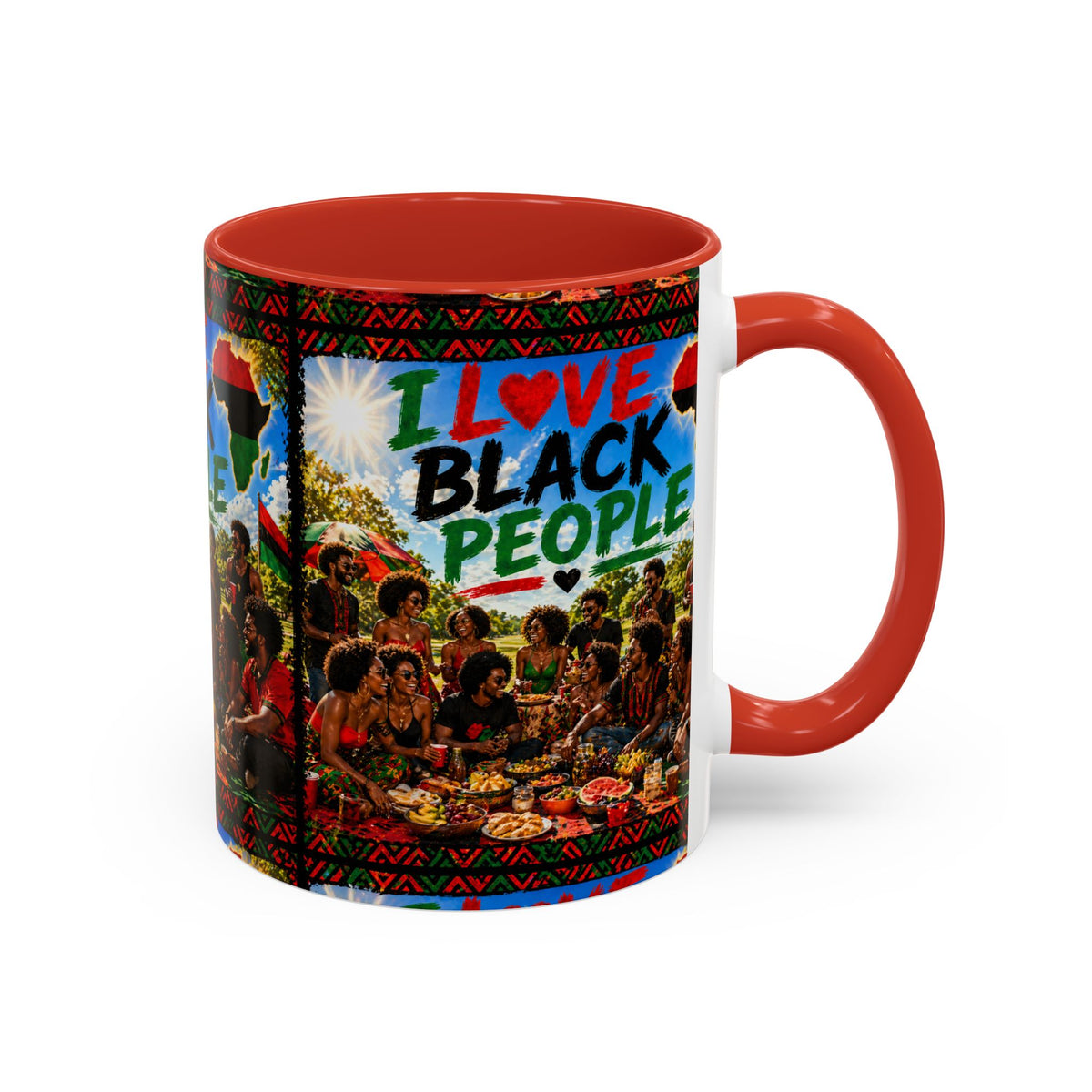I Love Black People Accent Coffee Mug – Pride, Unity & Cultural Celebration (11oz/15oz)