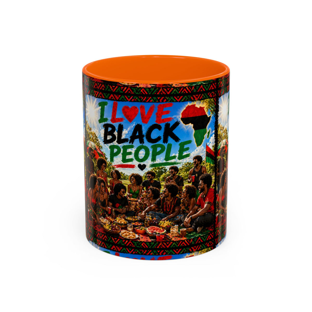 I Love Black People Accent Coffee Mug – Pride, Unity & Cultural Celebration (11oz/15oz)
