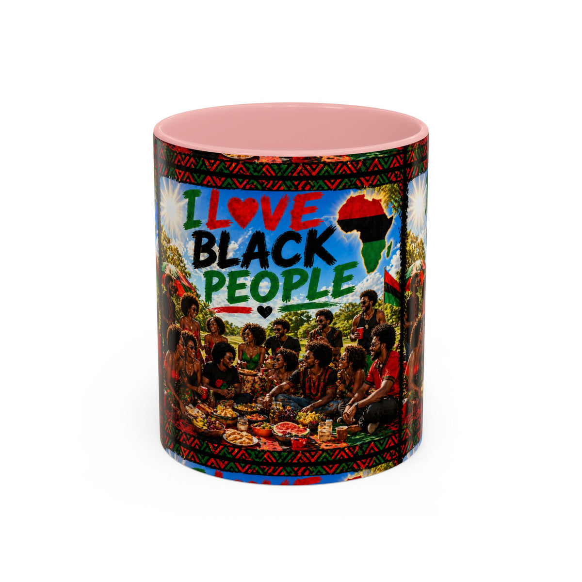 I Love Black People Accent Coffee Mug – Pride, Unity & Cultural Celebration (11oz/15oz)