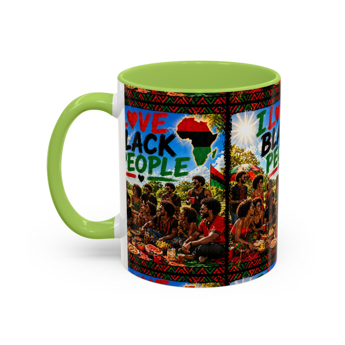 I Love Black People Accent Coffee Mug – Pride, Unity & Cultural Celebration (11oz/15oz)