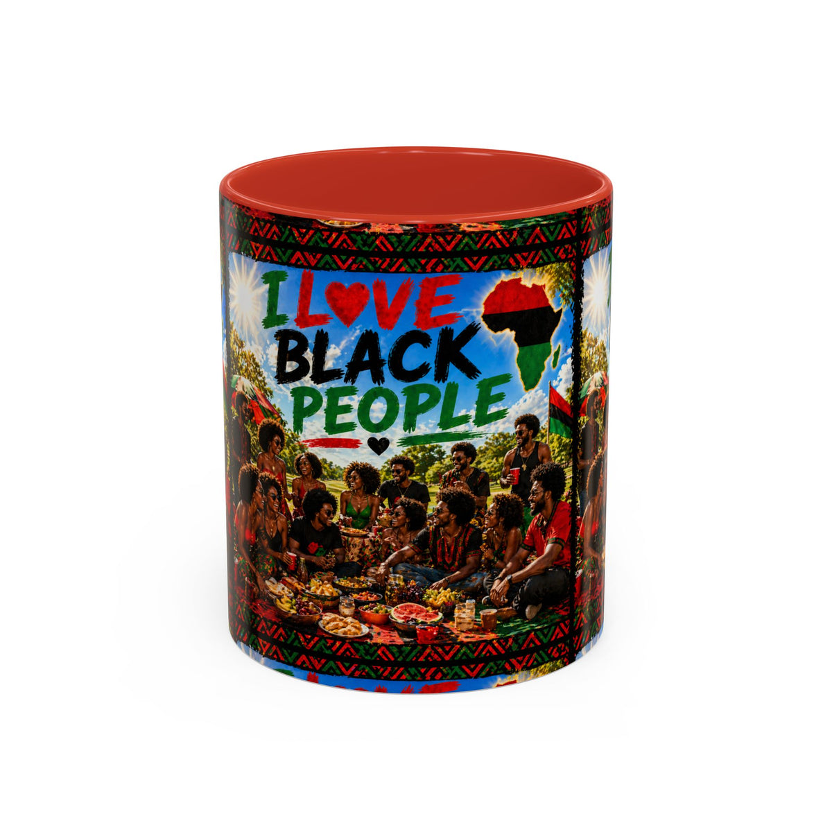 I Love Black People Accent Coffee Mug – Pride, Unity & Cultural Celebration (11oz/15oz)