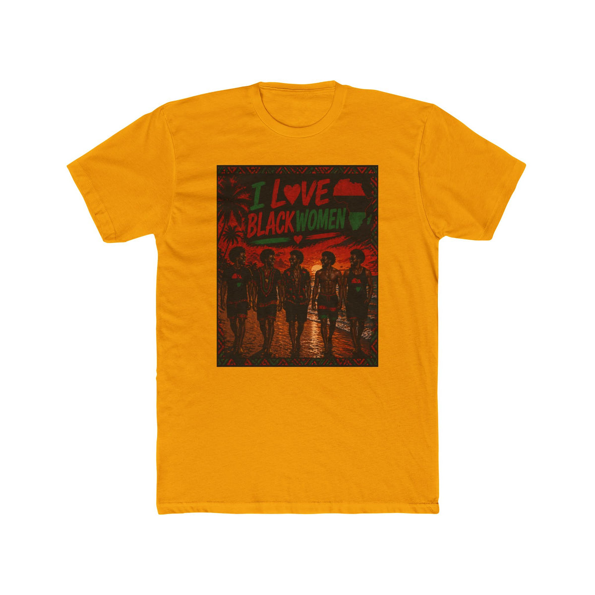 I Love Black Women 2 T-Shirt Afro Pride Graphic Tee