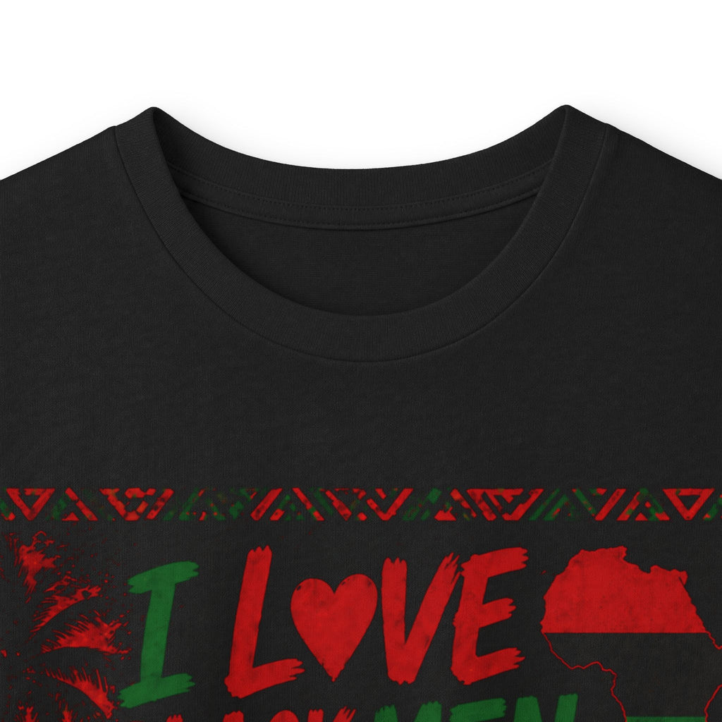 I Love Black Men Long Sleeve Tee 2— Black Pride Graphic Shirt