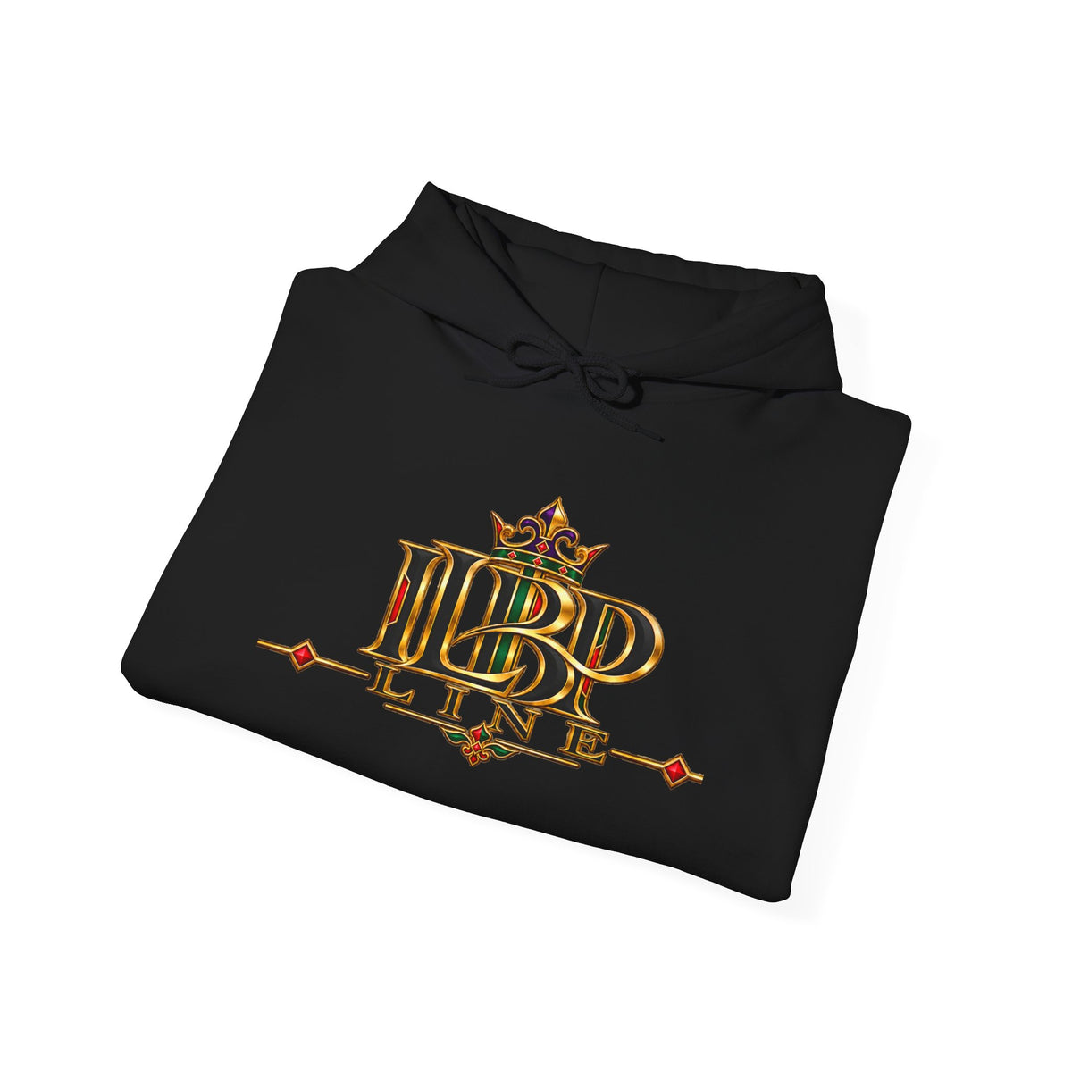 ILBP Line LOGO Hoodie — Medieval Crest Graphic Hooded Sweatshirt
