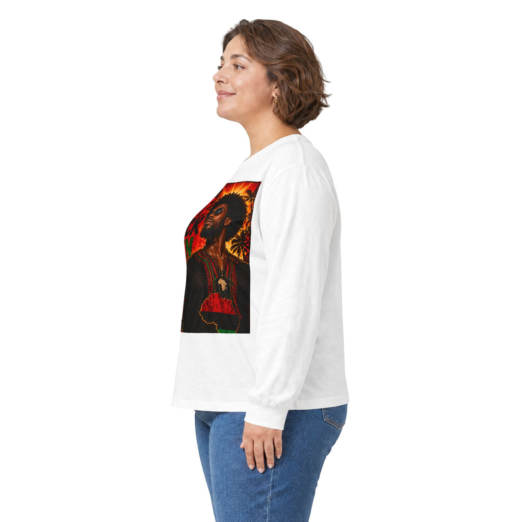 I Love Black Men Long Sleeve Tee 1 — Afrocentric Pride Graphic Shirt
