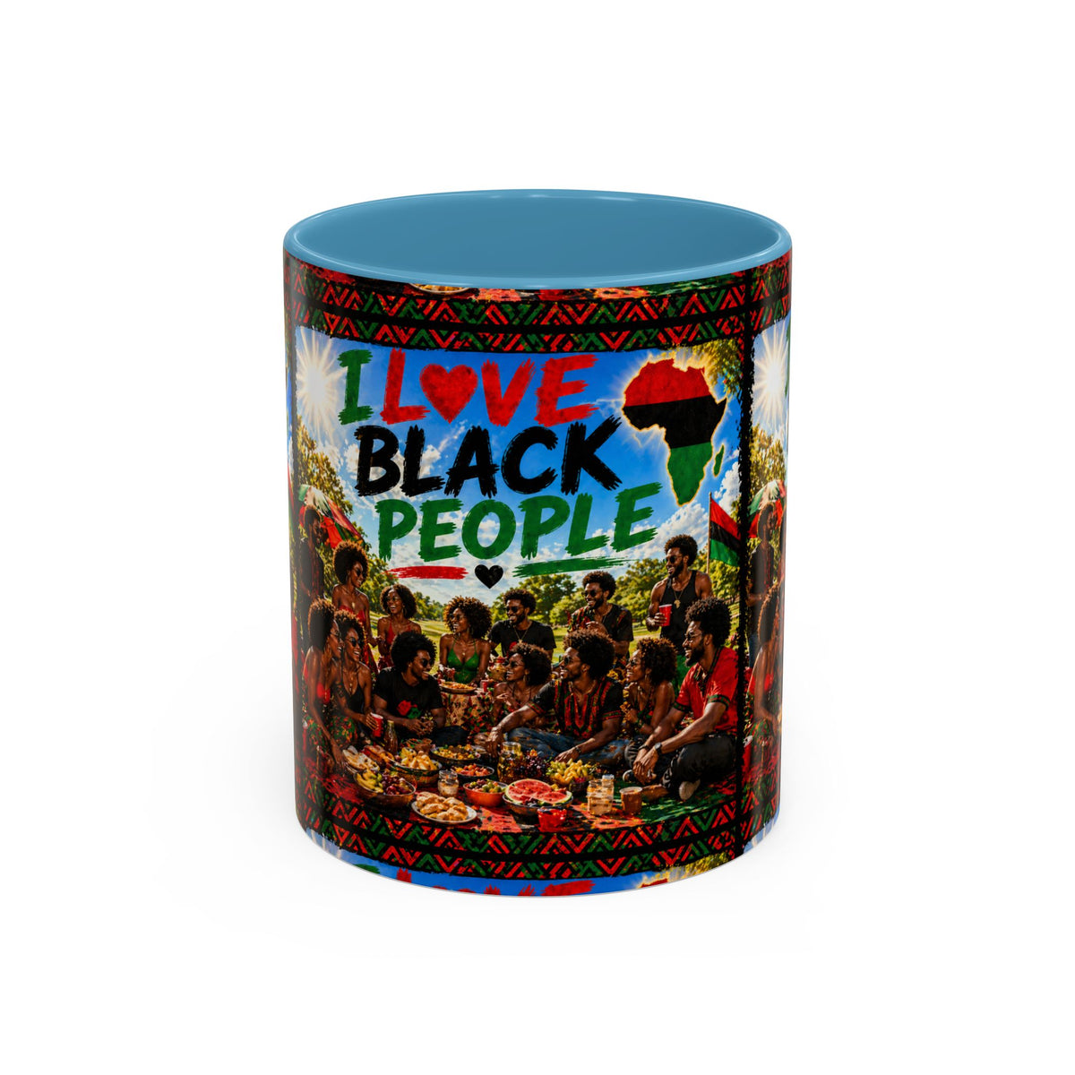 I Love Black People Accent Coffee Mug – Pride, Unity & Cultural Celebration (11oz/15oz)