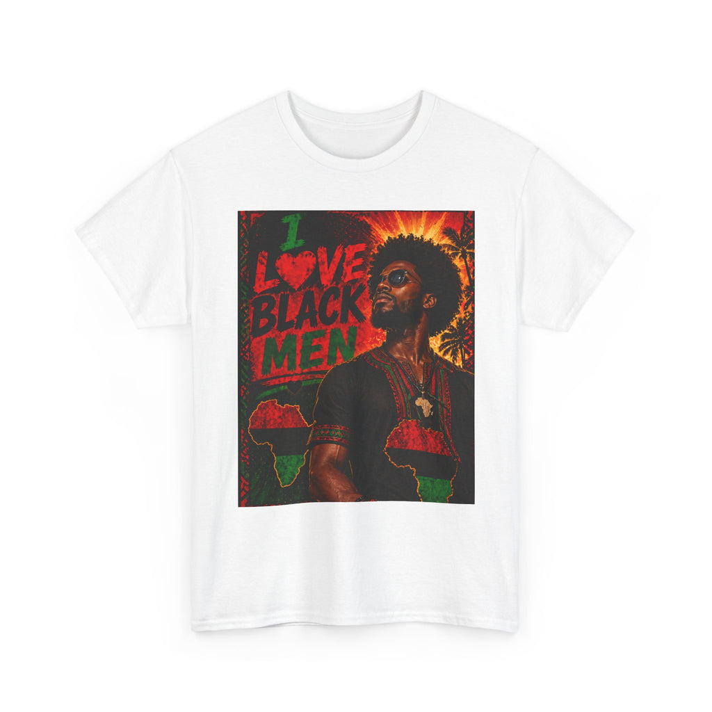 I Love Black Men 1 T-Shirt Afro Pride Graphic Tee
