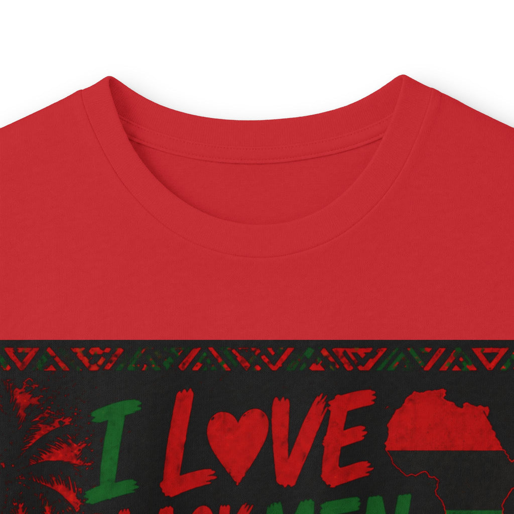I Love Black Men Long Sleeve Tee 2— Black Pride Graphic Shirt