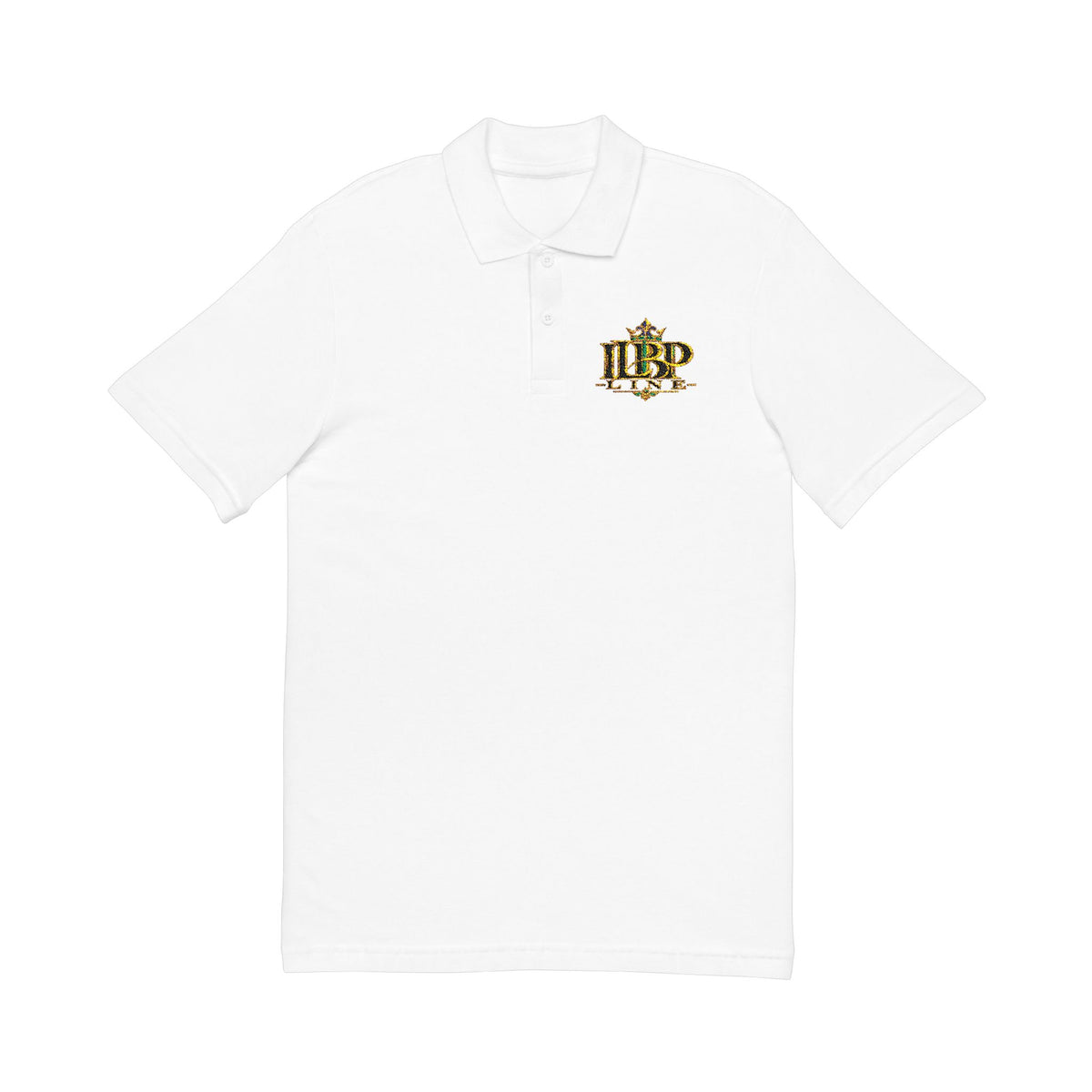 ILBP Line Embroidered Lion Crest Polo Shirt