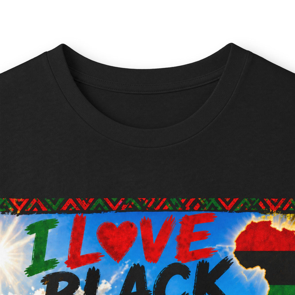 "I Love Black People" Long Sleeve Tee — Afrocentric Pride Cotton Shirt