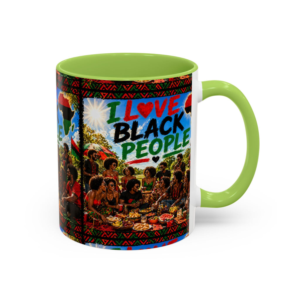 I Love Black People Accent Coffee Mug – Pride, Unity & Cultural Celebration (11oz/15oz)