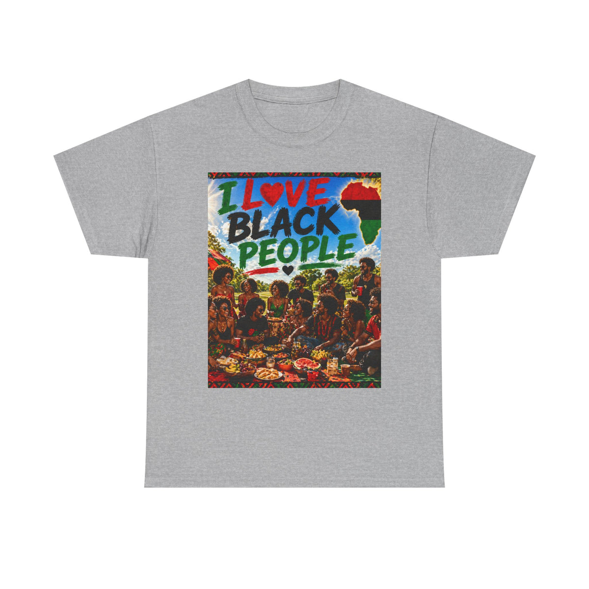 I Love Black People T-Shirt — Afrocentric Pride Graphic Tee