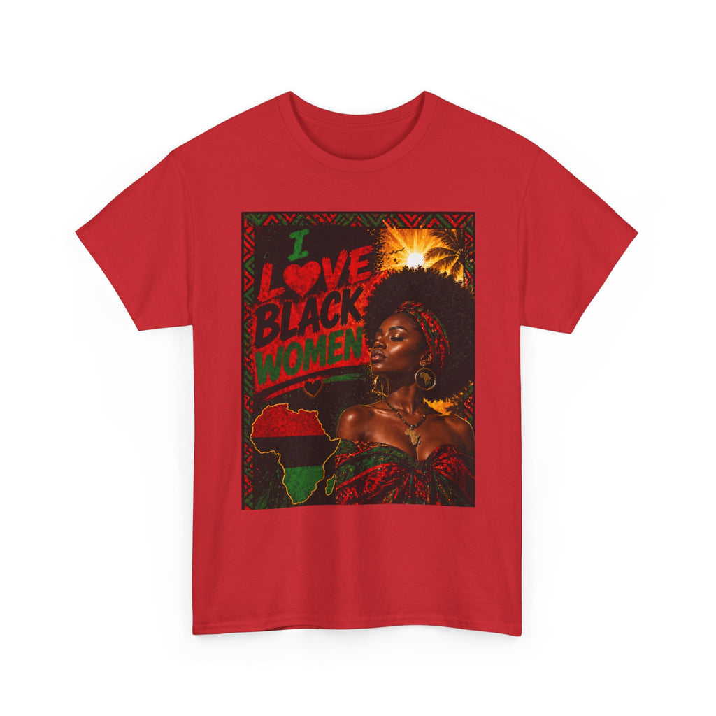 I Love Black Women 1 T-Shirt Afro Pride Graphic Tee