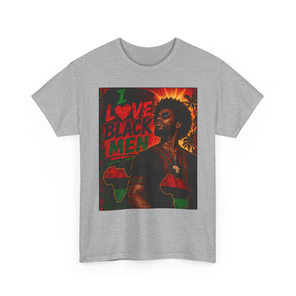 I Love Black Men 1 T-Shirt Afro Pride Graphic Tee