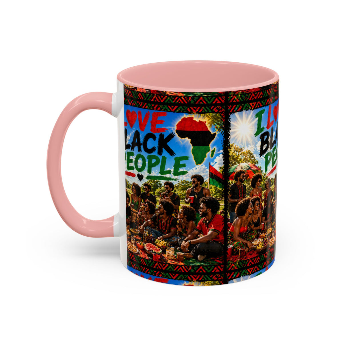 I Love Black People Accent Coffee Mug – Pride, Unity & Cultural Celebration (11oz/15oz)