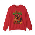 Kwanzaa Crewneck Sweatshirt — "Happy Kwanzaa" African Couple Celebration Design