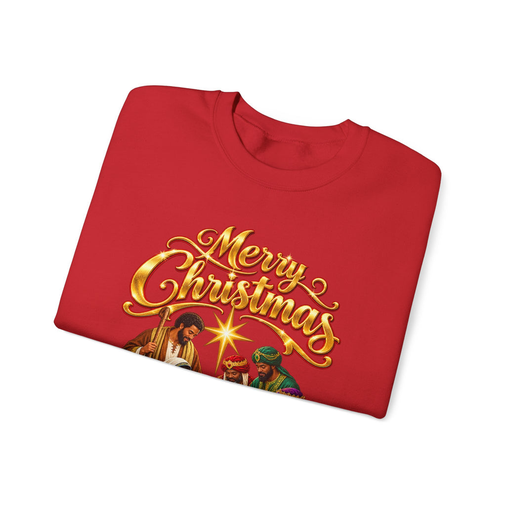 Nativity 'Merry Christmas' Crewneck Sweatshirt
