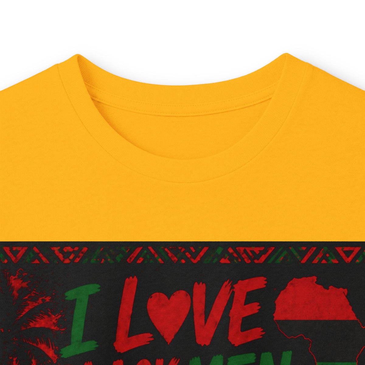 I Love Black Men Long Sleeve Tee 2— Black Pride Graphic Shirt