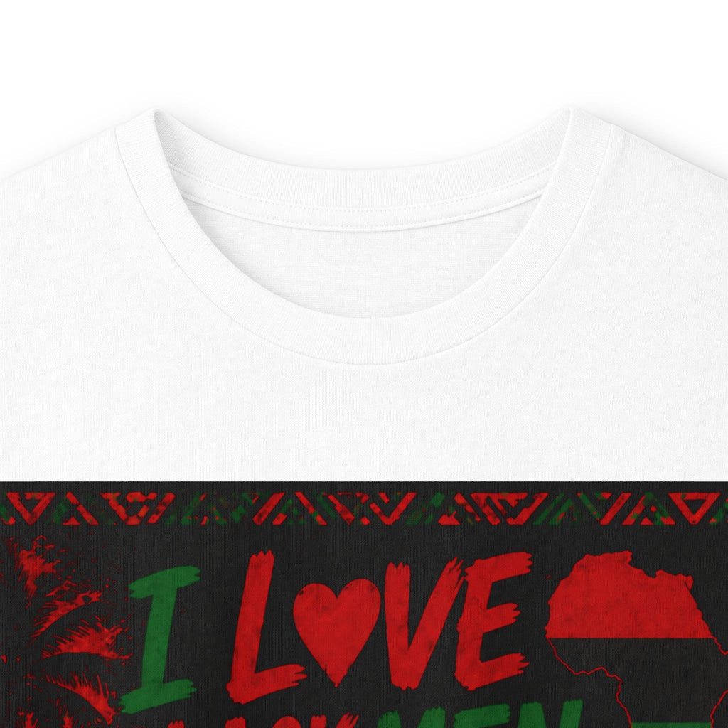 I Love Black Men Long Sleeve Tee 2— Black Pride Graphic Shirt