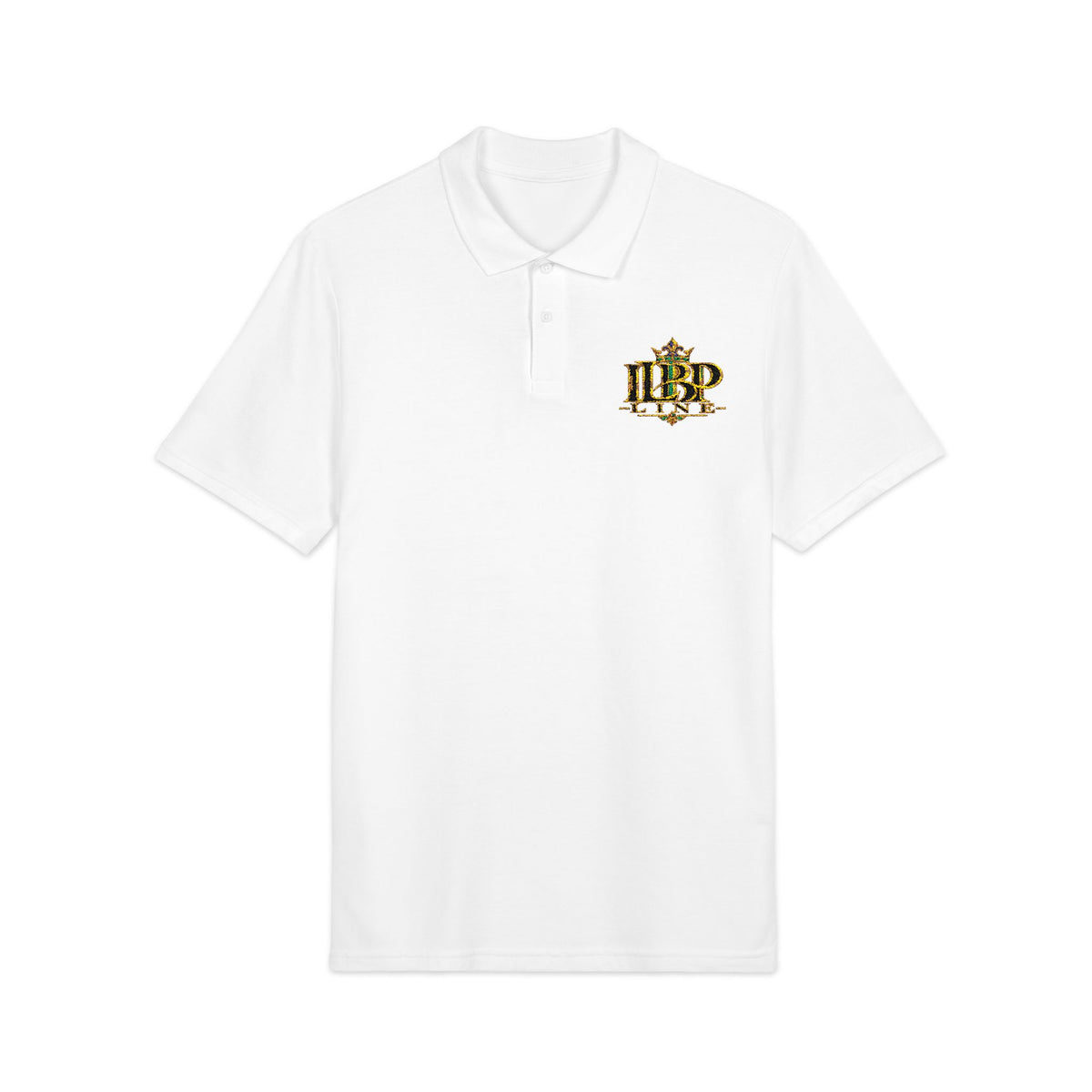ILBP Line Embroidered Lion Crest Polo Shirt