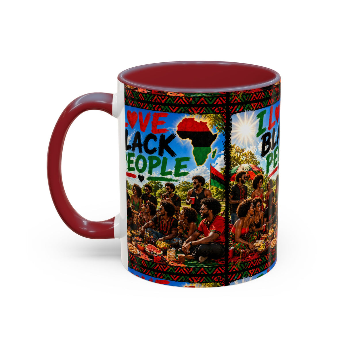 I Love Black People Accent Coffee Mug – Pride, Unity & Cultural Celebration (11oz/15oz)