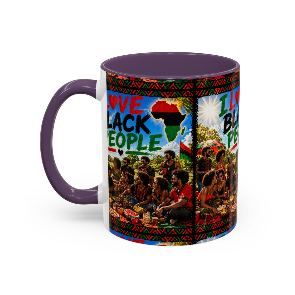 I Love Black People Accent Coffee Mug – Pride, Unity & Cultural Celebration (11oz/15oz)
