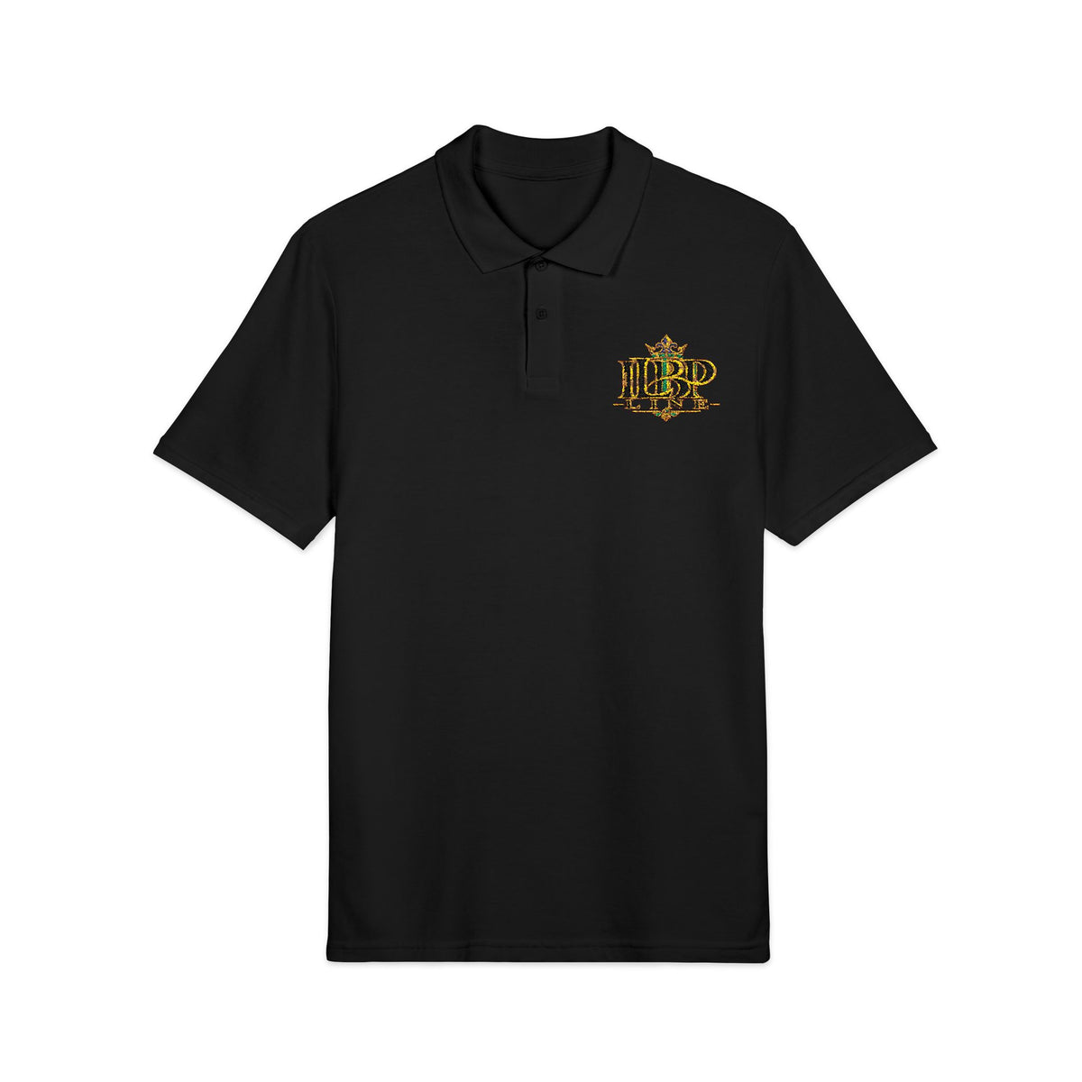 ILBP Line Embroidered Lion Crest Polo Shirt