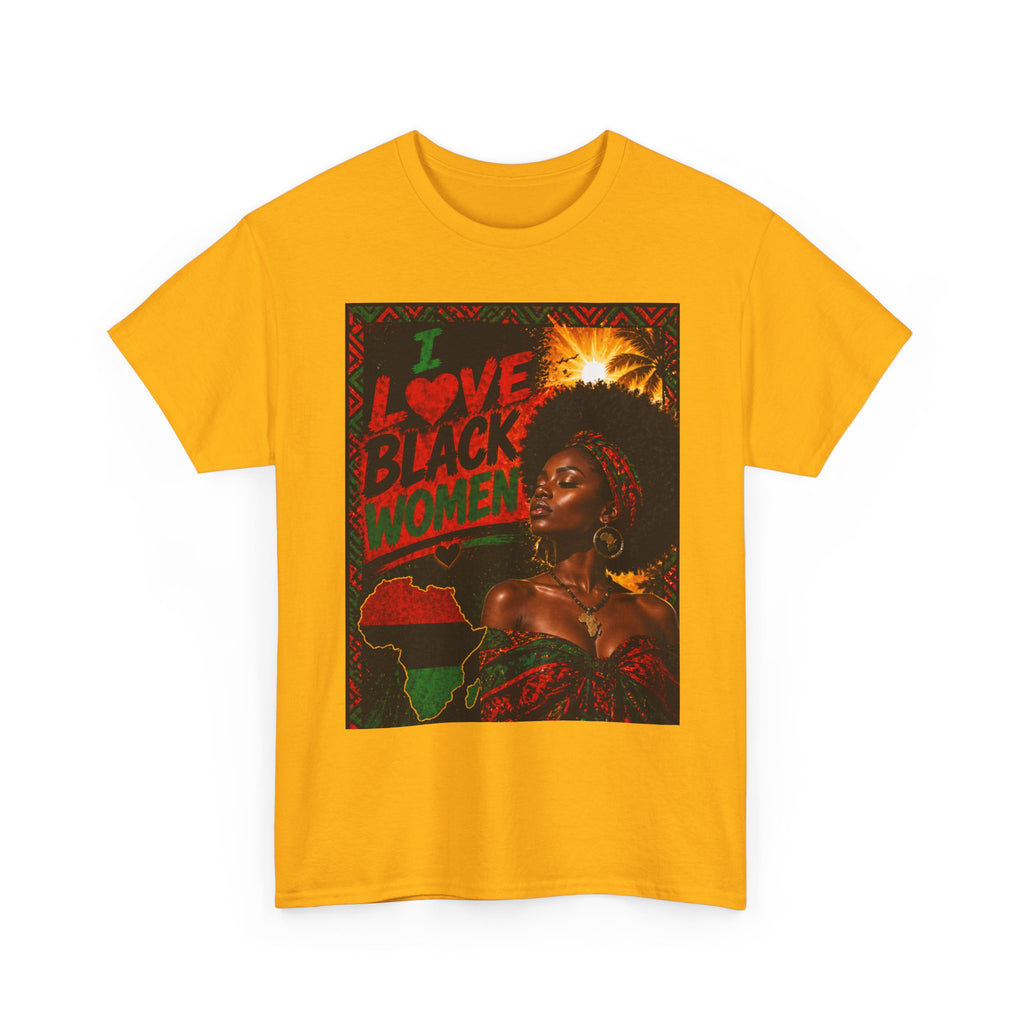 I Love Black Women 1 T-Shirt Afro Pride Graphic Tee