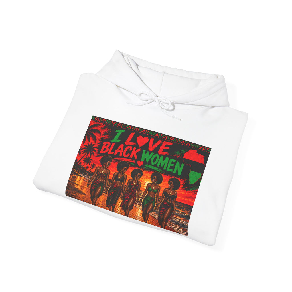 I Love Black Women 2 T-Shirt Afro Pride Graphic Hoodie