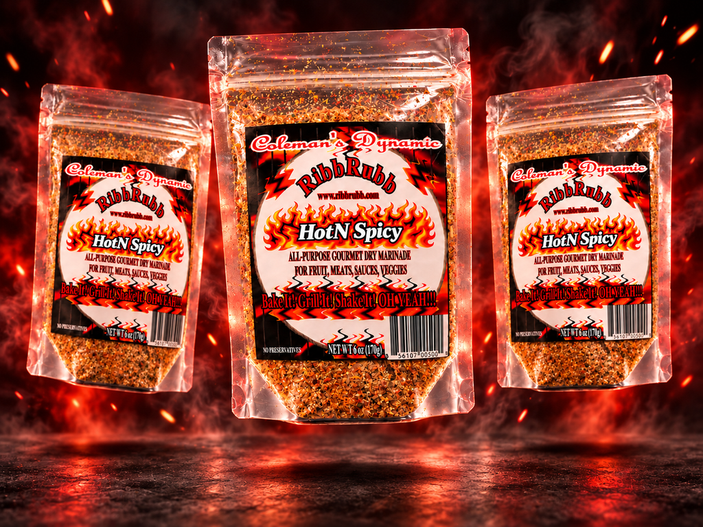 Coleman's Dynamic RibbRubb-HotN Spicy Flavor