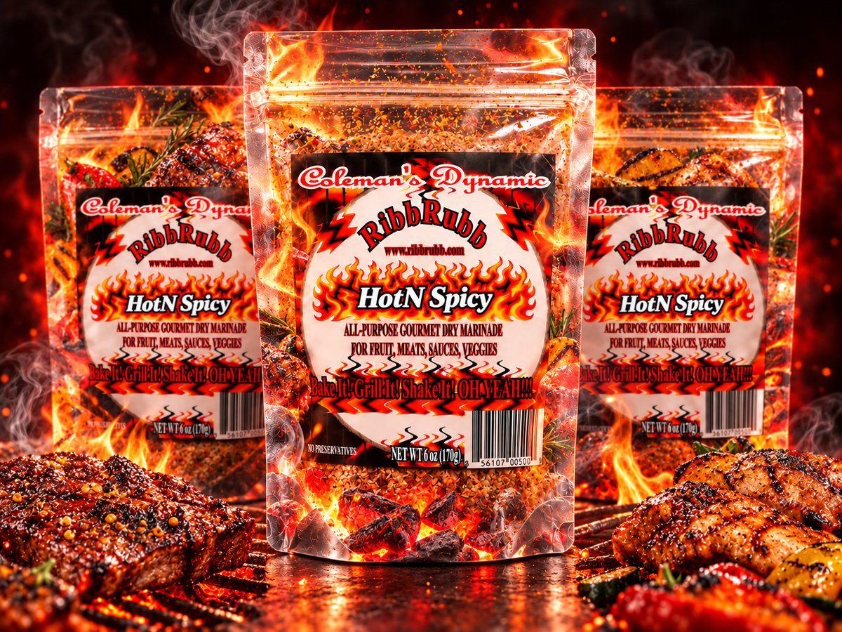 Coleman's Dynamic RibbRubb-HotN Spicy Flavor