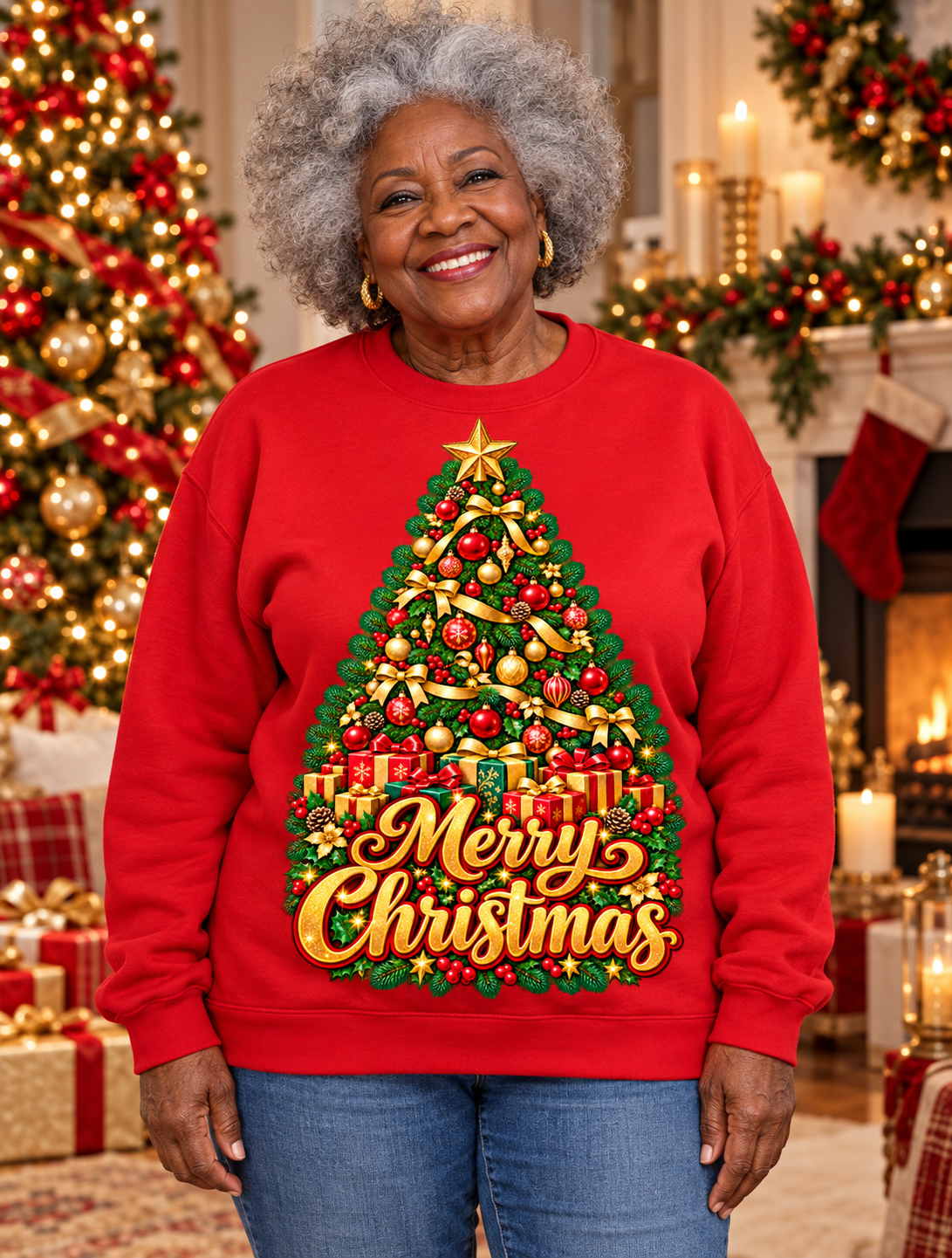 Christmas Tree 'Merry Christmas' Sweatshirt